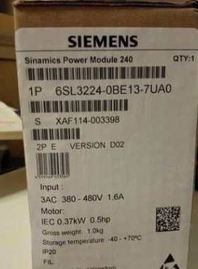 非实价议价议价变频器6SL3224-0-BA20-BE-13-15-21-23-25-32-1-PA