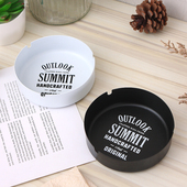 北欧铁艺简约创意个性 时尚 烟灰缸酒吧客厅办公室摔不烂金属香烟缸