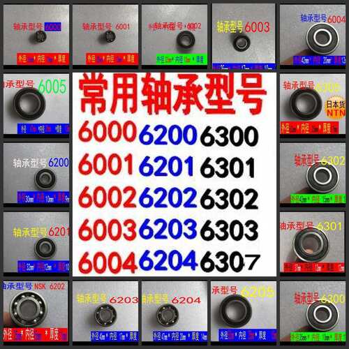 摩托车电动车6002/6003/6201/6203/6205/6204/6303/6307 NSK/轴承