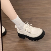 女2026季 单鞋 春新款 乐福鞋 复古jk配裙子玛丽珍鞋 厚底英伦风小皮鞋