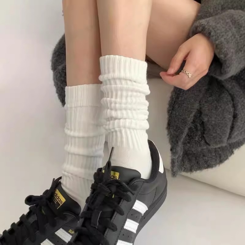 【4双装】韩国超火的JerseyFit风穿搭！堆堆感~爱惨了随意慵懒感