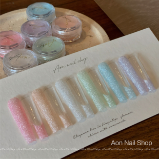 AONNAIL【碎钻粉】夏日新款超闪超细碎碎冰美甲碎钻粉【C】