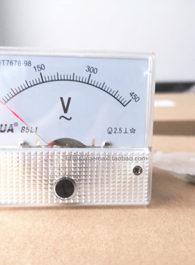 交流电压表AC0-250V300V 1500V指针表1V 20V 30V 50V 450V 85L1-V