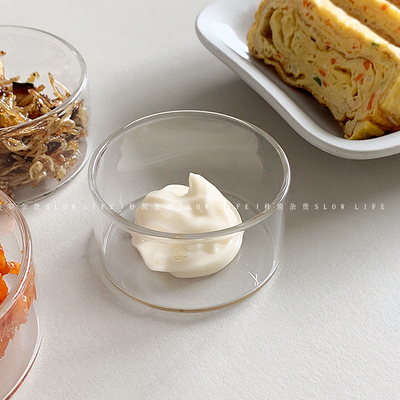 透明耐热玻璃杯冰淇淋杯