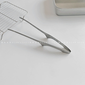 朴简杂货 韩风ins网红食品夹不锈钢烤肉夹vlog道具多功能厨房夹子