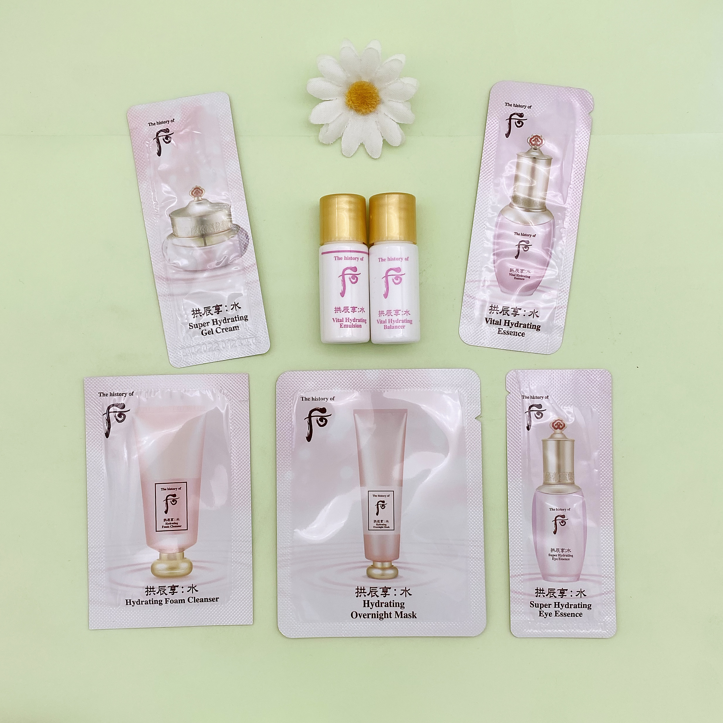 韩国新款whoo后拱辰享水妍面霜精华小样冬天高保湿补水滋润 1ml