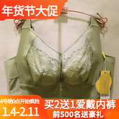 爱戴D6766茯苓纱养肤五排扣超薄全罩杯大胸显小调整型文胸
