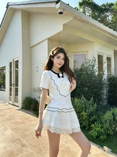 现货特价深圳南油高版本2026夏季新款重工刺绣T恤女上衣