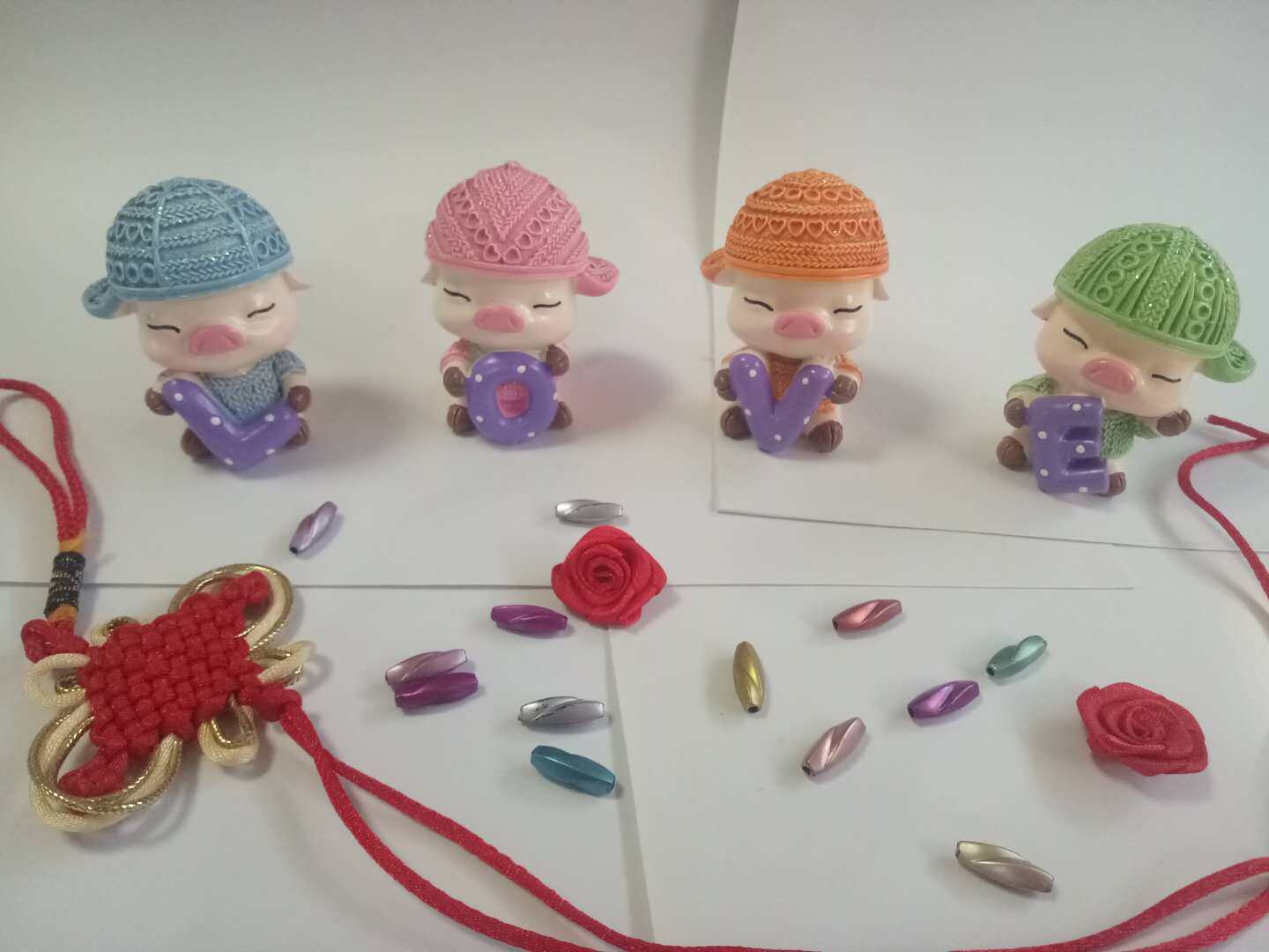 泥塑 泥塑娃娃  民间工艺 非物质文化 love猪年吉祥物 可爱猪猪