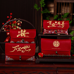 万里挑一红包结婚婚礼刺绣布艺缎面万元红包利是封订婚改口礼金袋