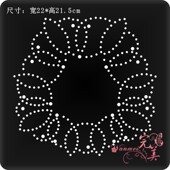 羊毛衫 衣服装 饰贴钻烫钻图毛衣水钻烫钻烫图 烫钻烫图案成品大图