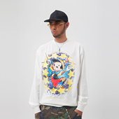 T恤男士 ComicTree 上衣纯棉 新款 做旧匹诺曹圆领长袖 C.t 2025秋季