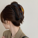 优雅气质镂空月牙大号发夹女发量多鲨鱼夹高级感百搭盘发抓夹头饰