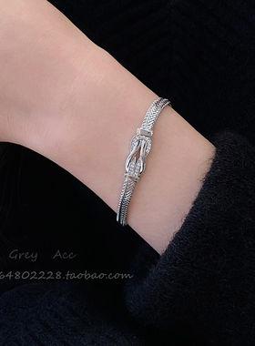 冷淡风欧式简约蛇骨链手链女