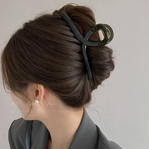 基础百搭超大号交叉发夹