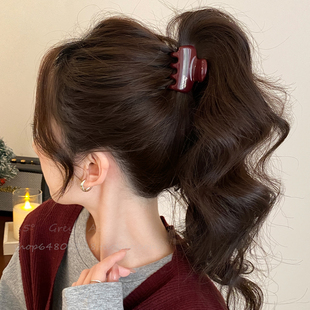 高马尾抓夹固定神器头发发夹女2026高级感鲨鱼夹高颅顶不塌发夹子