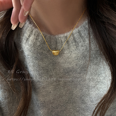 合金钛钢锁骨链女轻奢气质