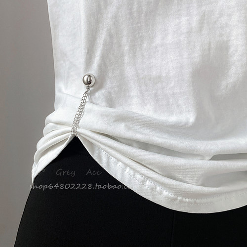 多用途t恤改短裤脚上提神器