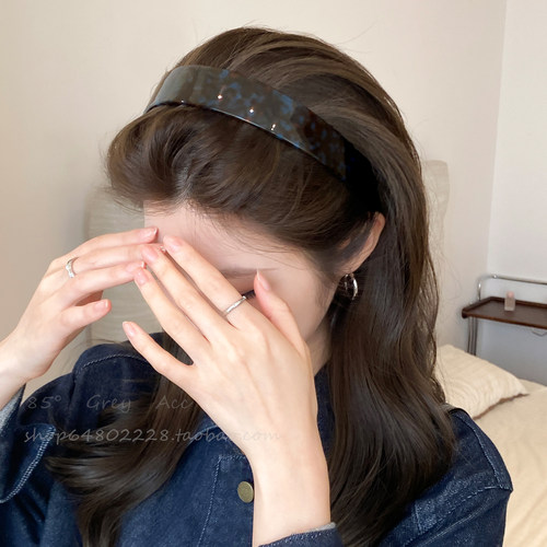 韩国France玳瑁醋酸发箍女法式