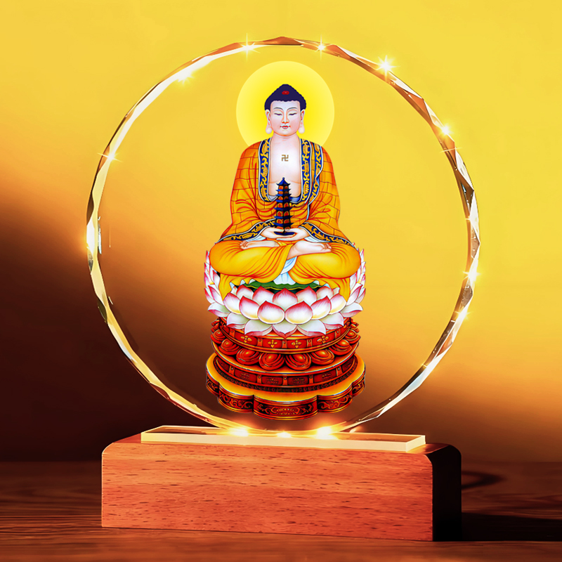 药师佛摆件南无药师琉璃光如来东方佛佛像家用供奉结缘桌面摆台