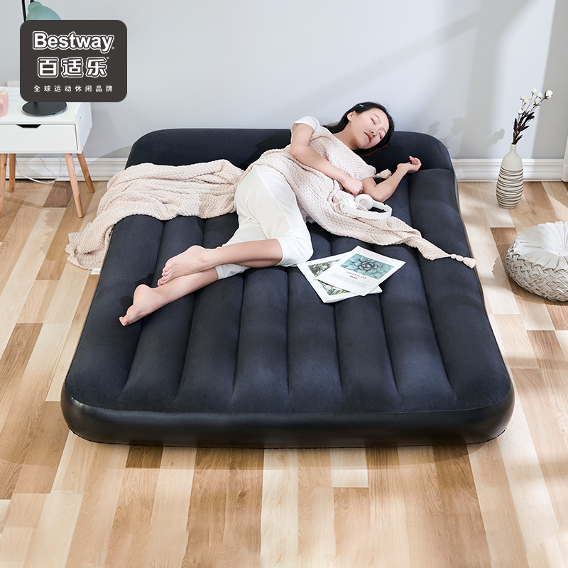 Bestway充气床垫双人家用打地铺折叠单人加厚简易便携户外充气床_虎窝淘
