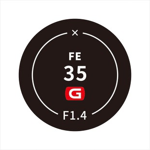 美本堂 适用于索尼镜头后盖型号贴膜 SONY GM型号区分贴纸 G大师标识 配件 3M