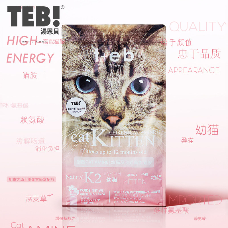 汤恩贝美短奶糕天然10kg怀孕母猫