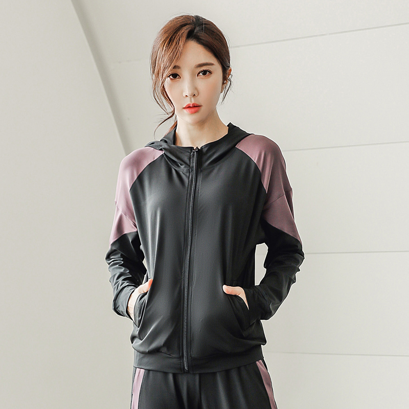 瑜伽健身跑步运动外套女子连帽秋季速干长袖宽松上衣拉链开衫衣服,运动/瑜伽/健身/球迷用品,瑜伽外套,淘宝优惠券,粉丝福利购,淘宝优惠卷