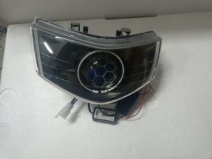 福喜巧格国三大灯总成适用于改装海5LED双光透镜天使恶魔氙气灯亮