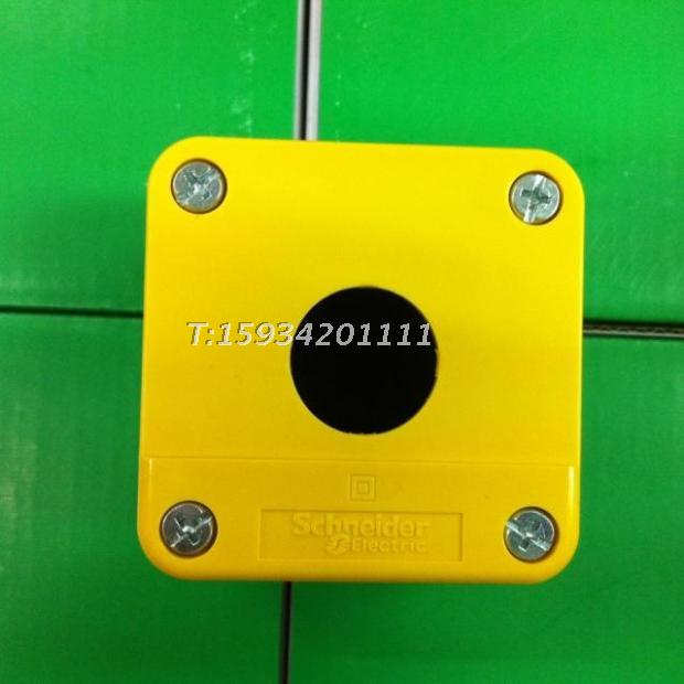 【正品】施耐德 XALB01YC按钮开关盒 XAL-B01YC 单孔按钮盒黄色