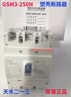 正品GSM3-250N/3300天水二一三213塑壳断路器 替代GSM1空气开关