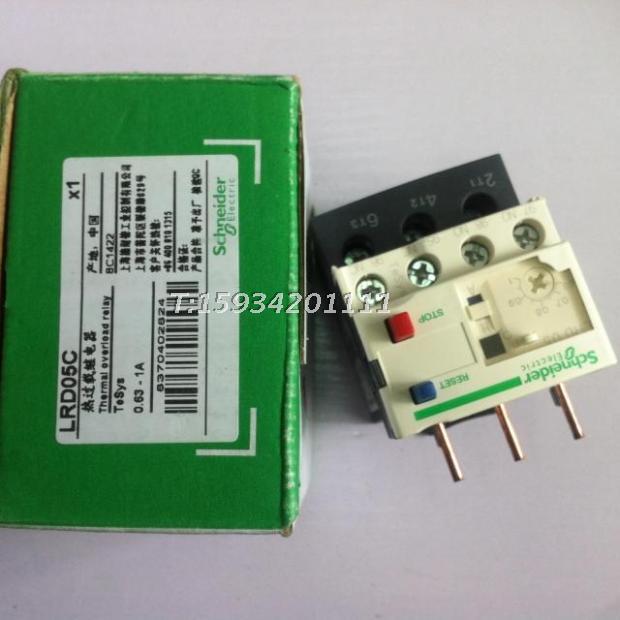 【正品】施耐德LRD05C热过载继电器LRD-05C  0.63-1A热继电器