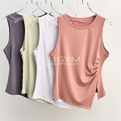 瑜伽无袖修身运动背心女