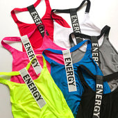 网眼美背运动上衣女宽松透气排汗工字型器械背心大码 健身速干衣