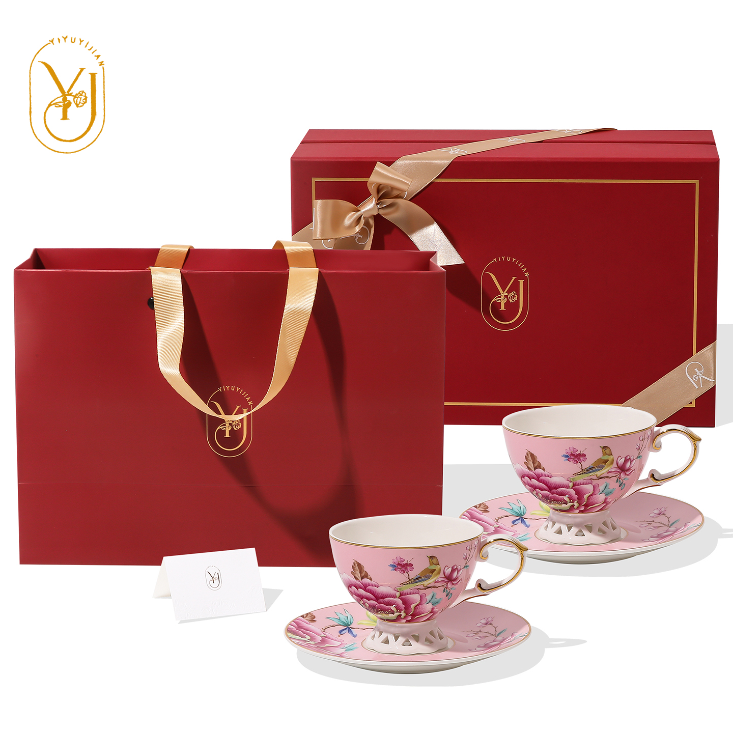 精致高档下午茶杯骨瓷杯