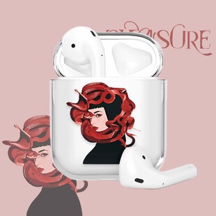 pleasure蔡依林耳机保护壳新专辑同款周边手绘jolin适用苹果airpods1234代/Pro/Pro2代Pro3代