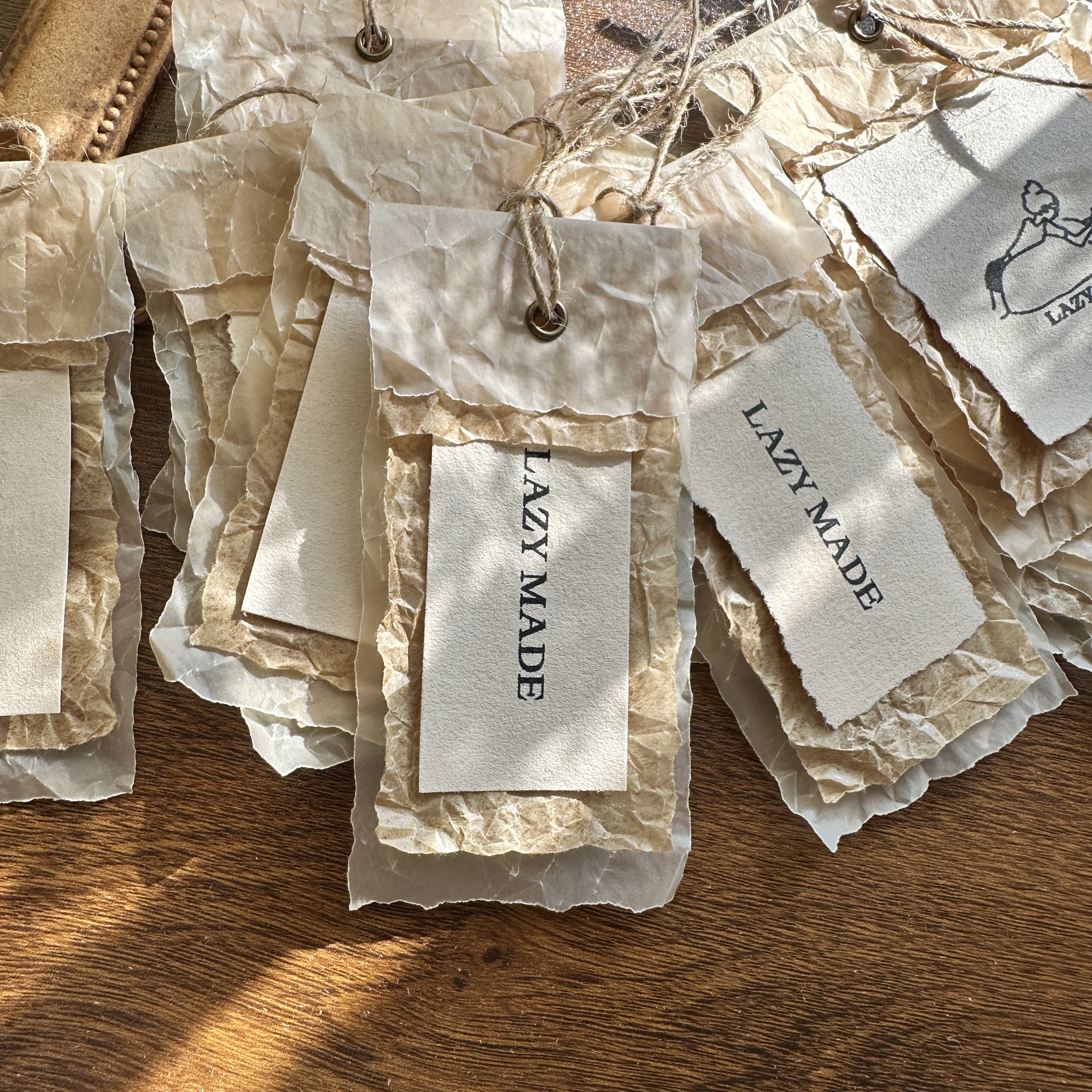 原创纯手工吊牌定制复古艺术