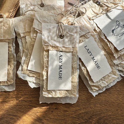 原创纯手工吊牌定制复古艺术