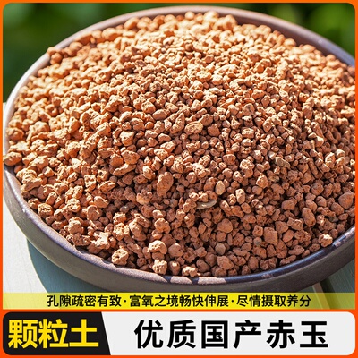 颗粒金松土硬质赤玉土种植拌土多肉兰花土过筛品包花土专用优质土