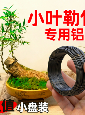 小叶簕竹铝线专用盆景造型铝丝盘扎铝丝线蟠扎园艺铁丝定型铝吕丝