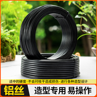 鸭脚木专用盆景造型铝丝铝线盘扎定型吕丝三角梅蟠扎花卉园艺铁丝