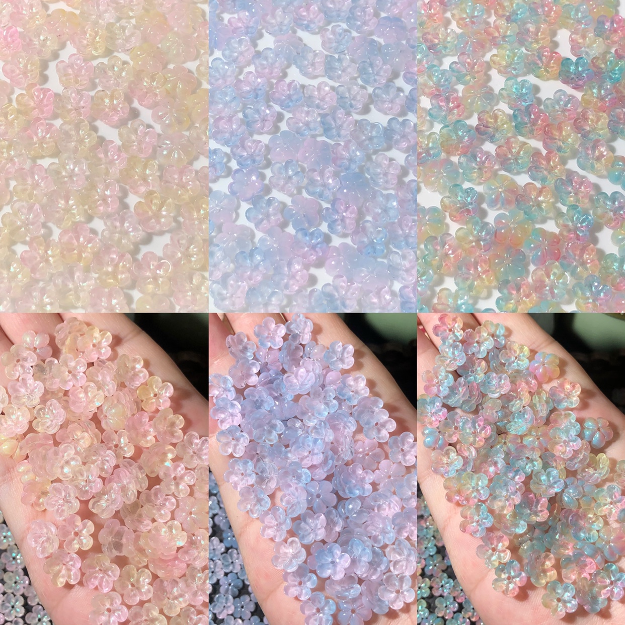 小号立体梅花10mm古风DIY手工