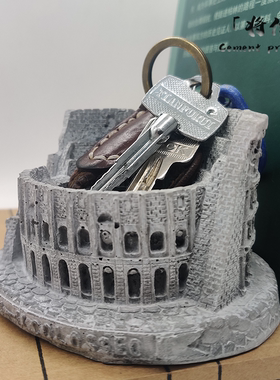 将作混凝土摆件复古书房客厅鱼缸