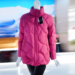 寒布仕鹅绒羽绒服女士休闲时尚 24025 宽松加厚秋冬外套商场新品