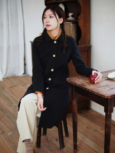 款 23QDA 前世今生简约秋冬修身 月下西楼 毛呢大衣 330