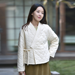 前世今生新中式 东栏问雪 四叶草绗线棉服 212 24QDA