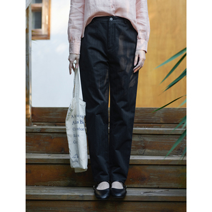 纯棉小脚裤 26CXK 前世今生简约通勤文艺修身 墨染暮色 348