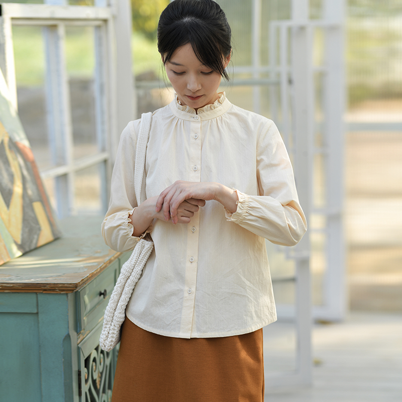 前世今生直身型单排多扣衬衫