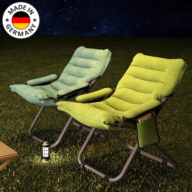 德国Bm户外折叠躺椅子家用便携阳台休闲椅子沙滩懒人椅露营月亮椅