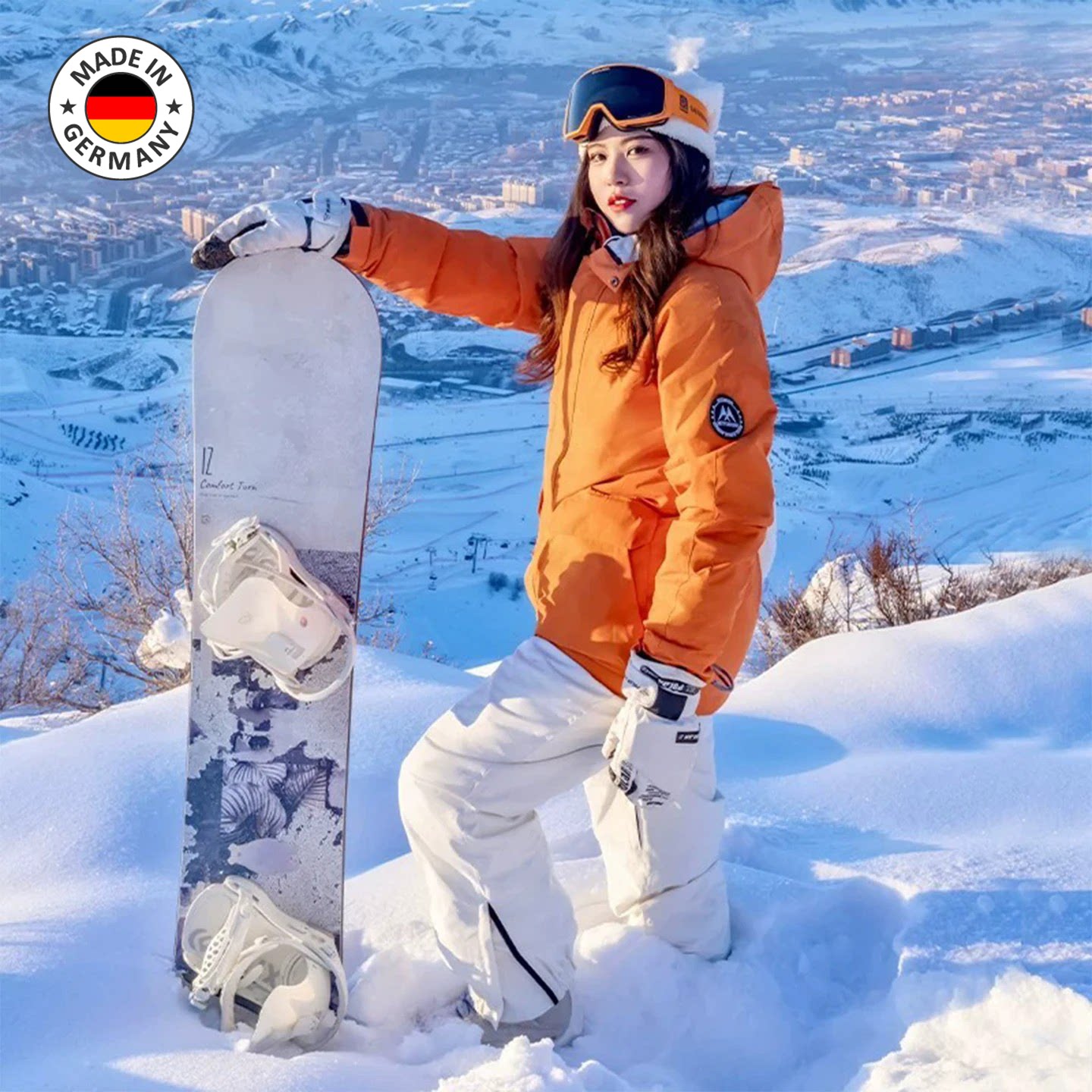 德国新款防水防风保暖滑雪衣裤套